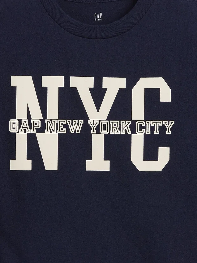 Gap NYC-logo-T-skjorte for barn