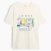 Gap Sport T-skjorte med grafisk trykk i tykk bomullsjersey