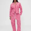 Gap × Summer Fridays Avslappede poplin-bukser med striper
