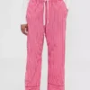 Gap × Summer Fridays Avslappede poplin-bukser med striper