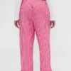 Gap × Summer Fridays Avslappede poplin-bukser med striper