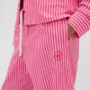 Gap × Summer Fridays Avslappede poplin-bukser med striper