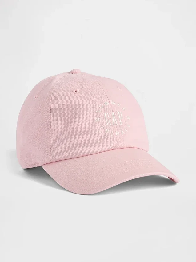 Gap × Summer Fridays baseballcap i økologisk bomull med logo