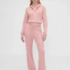 GAP × Summer Fridays CashSoft vaffelstrikket kort hettegenser