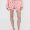 Gap × Summer Fridays Flannel Hearts Pj Shorts