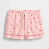 Gap × Summer Fridays Flannel Hearts Pj Shorts
