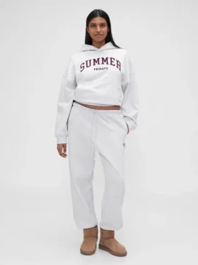 Gap × Summer Fridays Joggebukse i tykk fleece med logo og avslappet passform