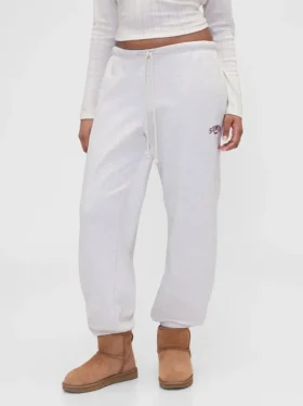 Gap × Summer Fridays Joggebukse i tykk fleece med logo og avslappet passform