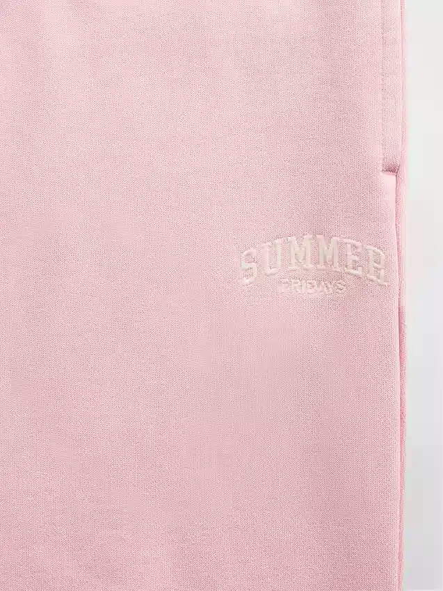 Gap × Summer Fridays Joggebukse i tykk fleece med logo og avslappet passform
