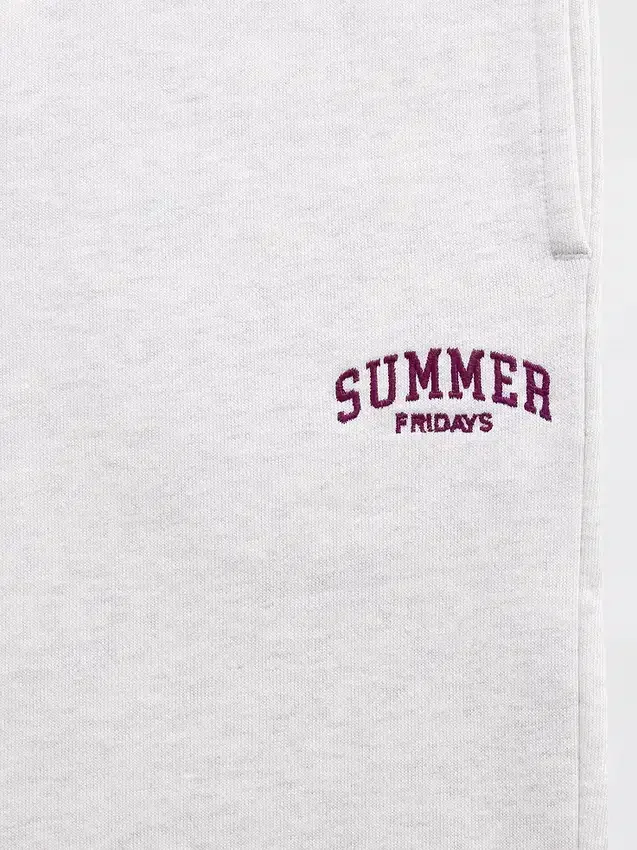 Gap × Summer Fridays Joggebukse i tykk fleece med logo og avslappet passform
