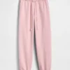 Gap × Summer Fridays Joggebukse i tykk fleece med logo og avslappet passform