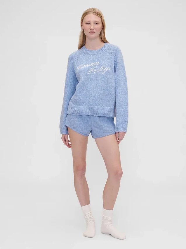 Gap × Summer Fridays oversized genser med logo