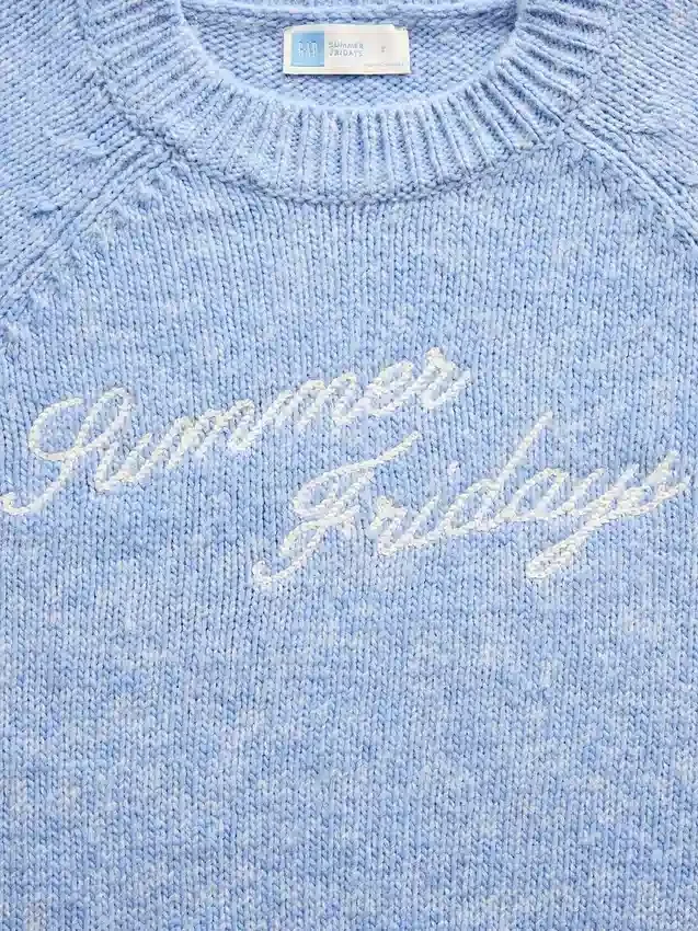 Gap × Summer Fridays oversized genser med logo