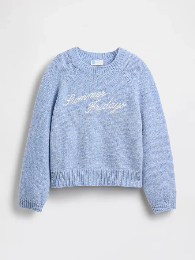 Gap × Summer Fridays oversized genser med logo