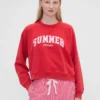 Gap × Summer Fridays Oversized raglan-sweatshirt med logo