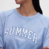 Gap × Summer Fridays Oversized raglan-sweatshirt med logo
