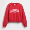 Gap × Summer Fridays Oversized raglan-sweatshirt med logo
