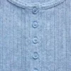Gap × Summer Fridays Pointelle Henley-pyjamasoverdel