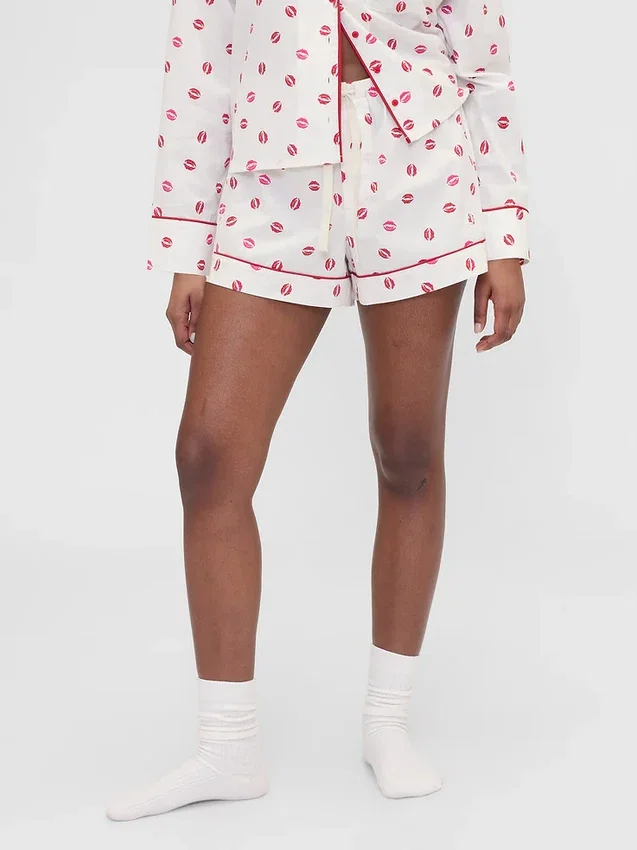 Gap × Summer Fridays Poplin Kiss pyjamas-Shorts