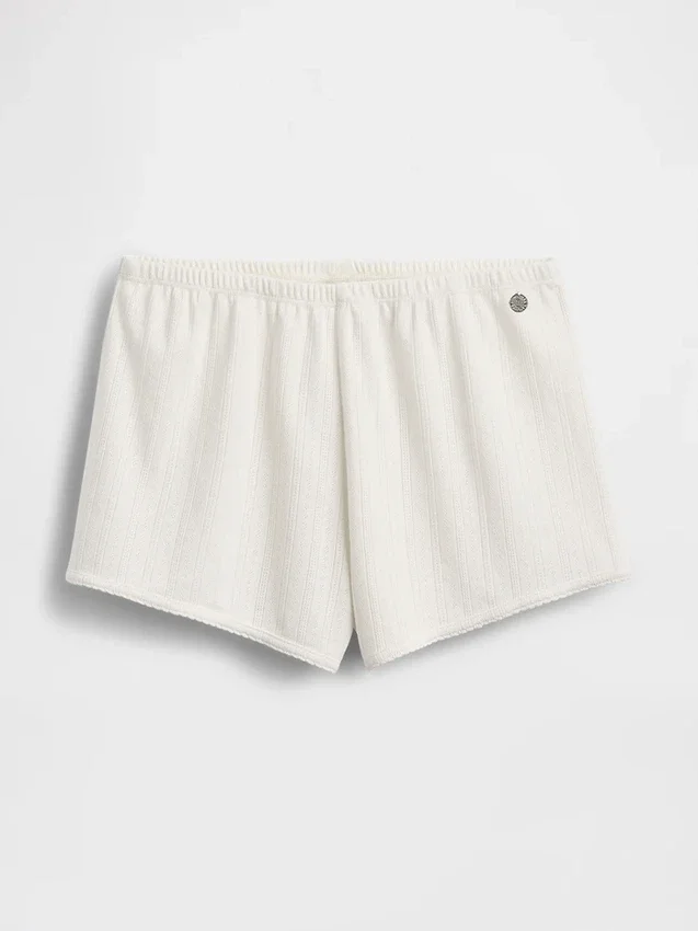 GAP × Summer Fridays pyjamas-shorts i pointelle