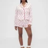 Gap × Summer Fridays pyjamas-skjorte i avslappet poplin