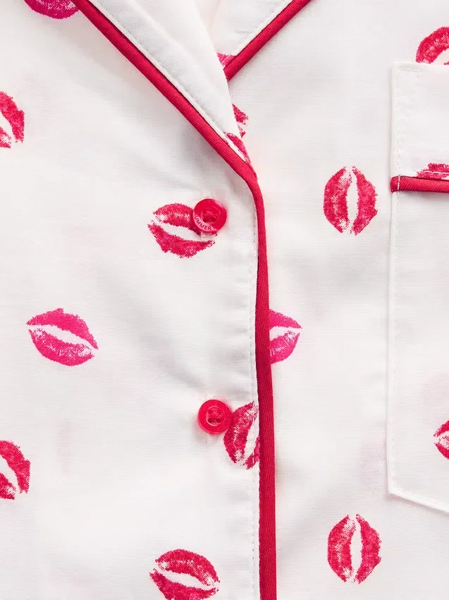 Gap × Summer Fridays pyjamas-skjorte i avslappet poplin