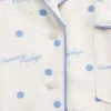Gap × Summer Fridays Pyjamaskjorte i avslappet flanell med prikkemønster
