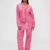 GAP × Summer Fridays Pyjamaskjorte i avslappet passform med striper i poplin