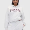 GAP × Summer Fridays Tung, oversized hettegenser med logo