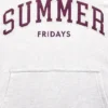 GAP × Summer Fridays Tung, oversized hettegenser med logo