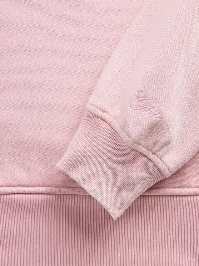 GAP × Summer Fridays Tung, oversized hettegenser med logo