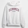 GAP × Summer Fridays Tung, oversized hettegenser med logo