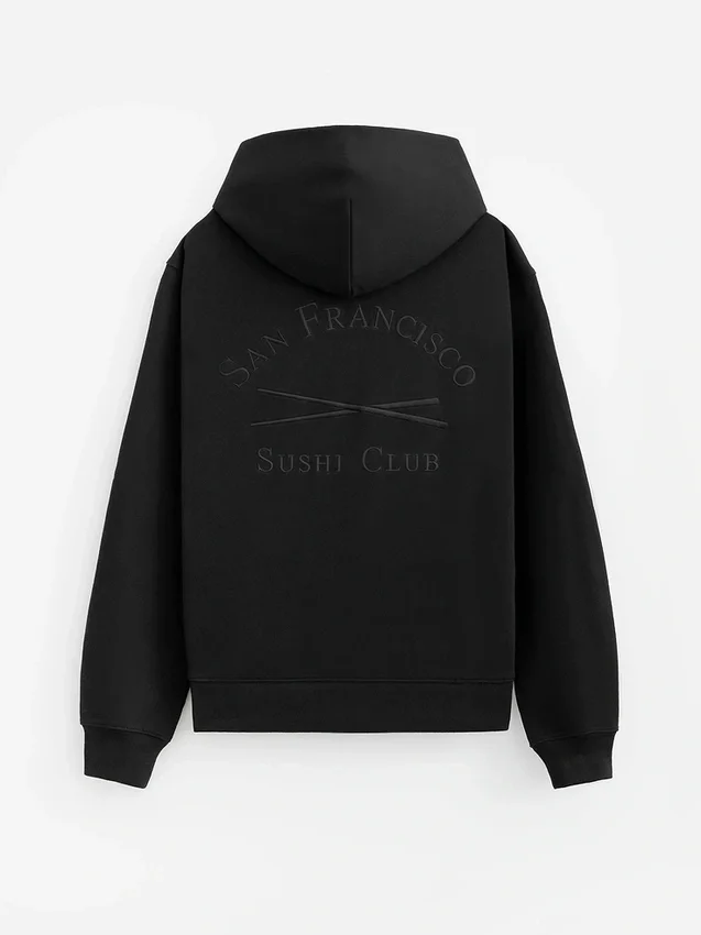 GAP × Sushi Club tykk logo-hettegenser