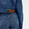 GAP × Victoria Beckham avslappet, kort denimjakke