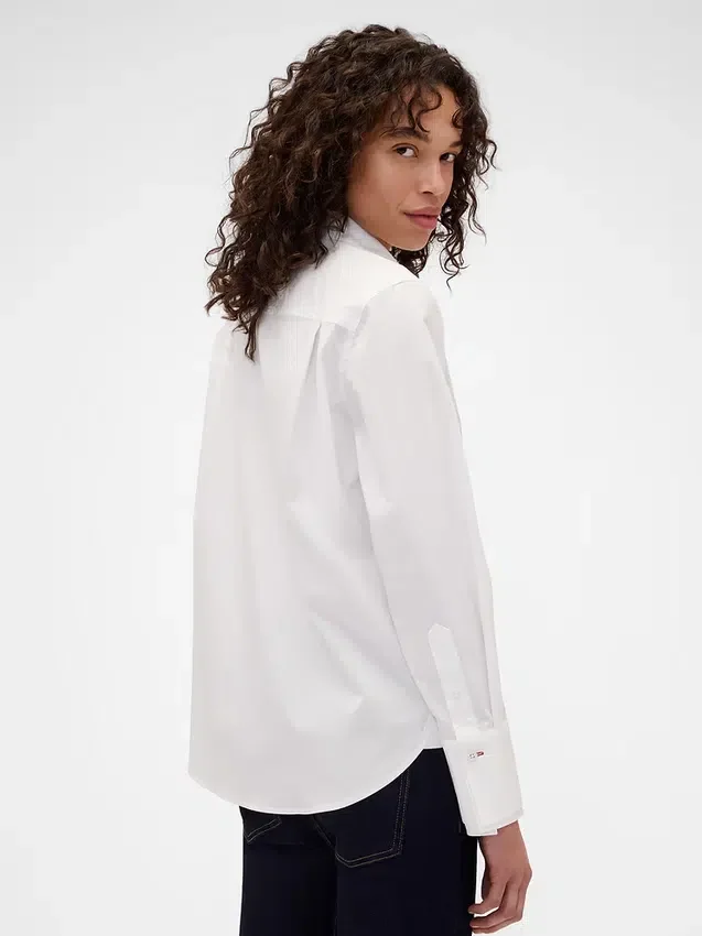 GAP × Victoria Beckham avslappet poplin-skjorte