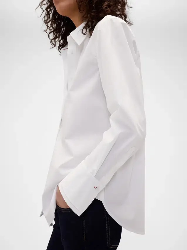 GAP × Victoria Beckham avslappet poplin-skjorte