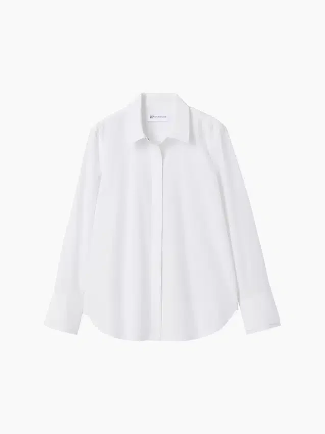 GAP × Victoria Beckham avslappet poplin-skjorte