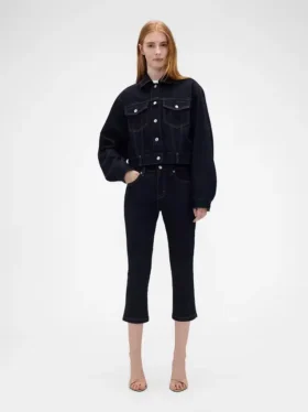 GAP × Victoria Beckham Capri-Jeans med lav midje