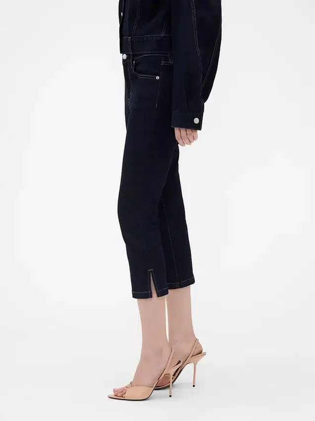 GAP × Victoria Beckham Capri-Jeans med lav midje