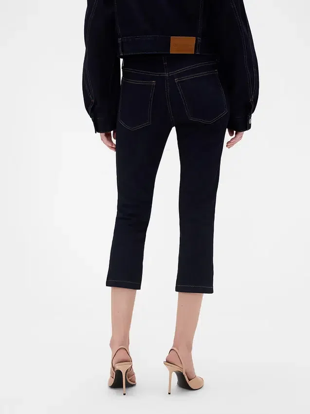 GAP × Victoria Beckham Capri-Jeans med lav midje