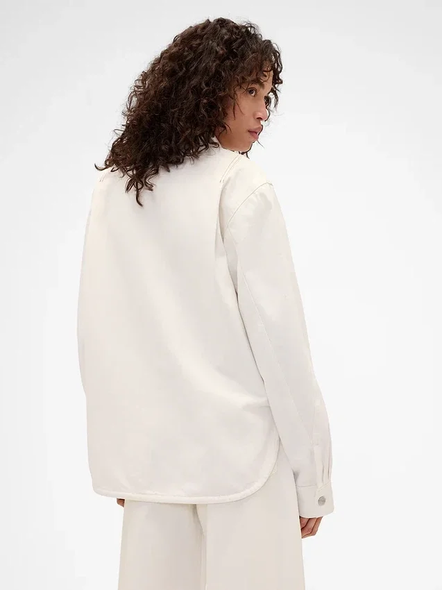 GAP × Victoria Beckham denimskjorte med glidelås