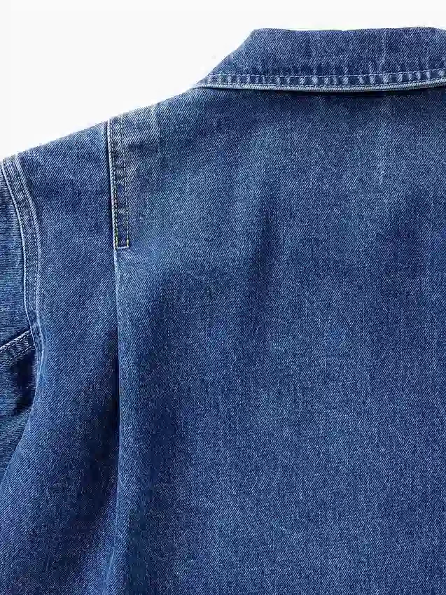 GAP × Victoria Beckham denimskjorte med glidelås