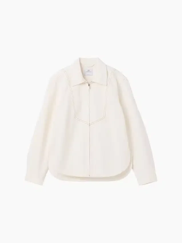 GAP × Victoria Beckham denimskjorte med glidelås