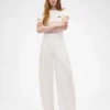 GAP × Victoria Beckham høyt sittende plisserte bukser med buet snitt