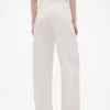 GAP × Victoria Beckham høyt sittende plisserte bukser med buet snitt