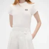 GAP × Victoria Beckham høyt sittende plisserte bukser med buet snitt