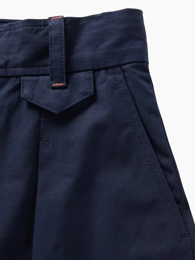 GAP × Victoria Beckham høyt sittende plisserte bukser med buet snitt