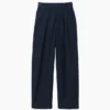 GAP × Victoria Beckham høyt sittende plisserte bukser med buet snitt