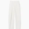 GAP × Victoria Beckham høyt sittende plisserte bukser med buet snitt