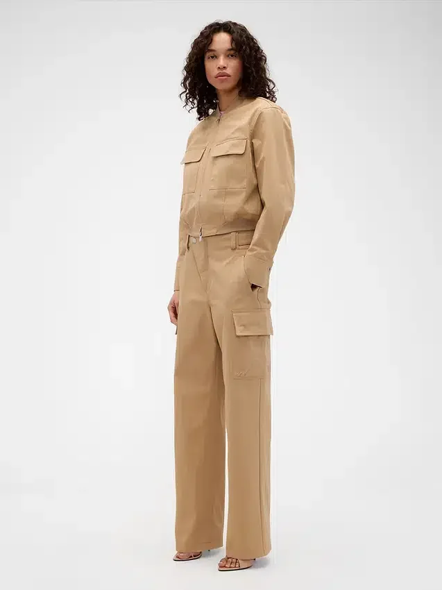 GAP × Victoria Beckham høytaljede cargobukser